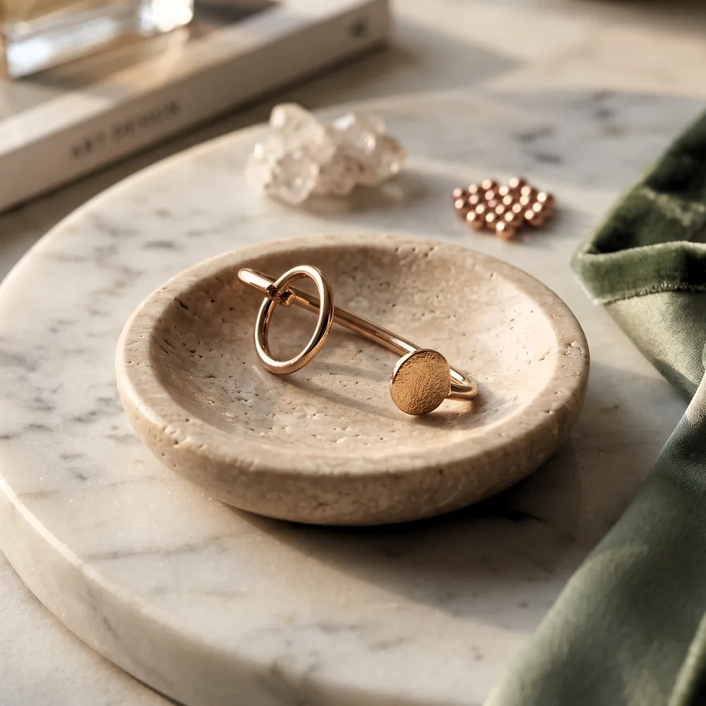 Loop Charm Rose-Gold Ring, photo 2