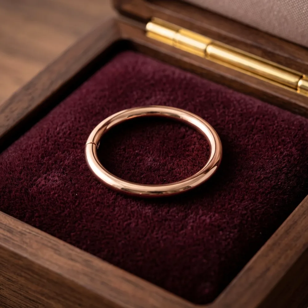 Classic Rose-Gold Band Ring, photo 2