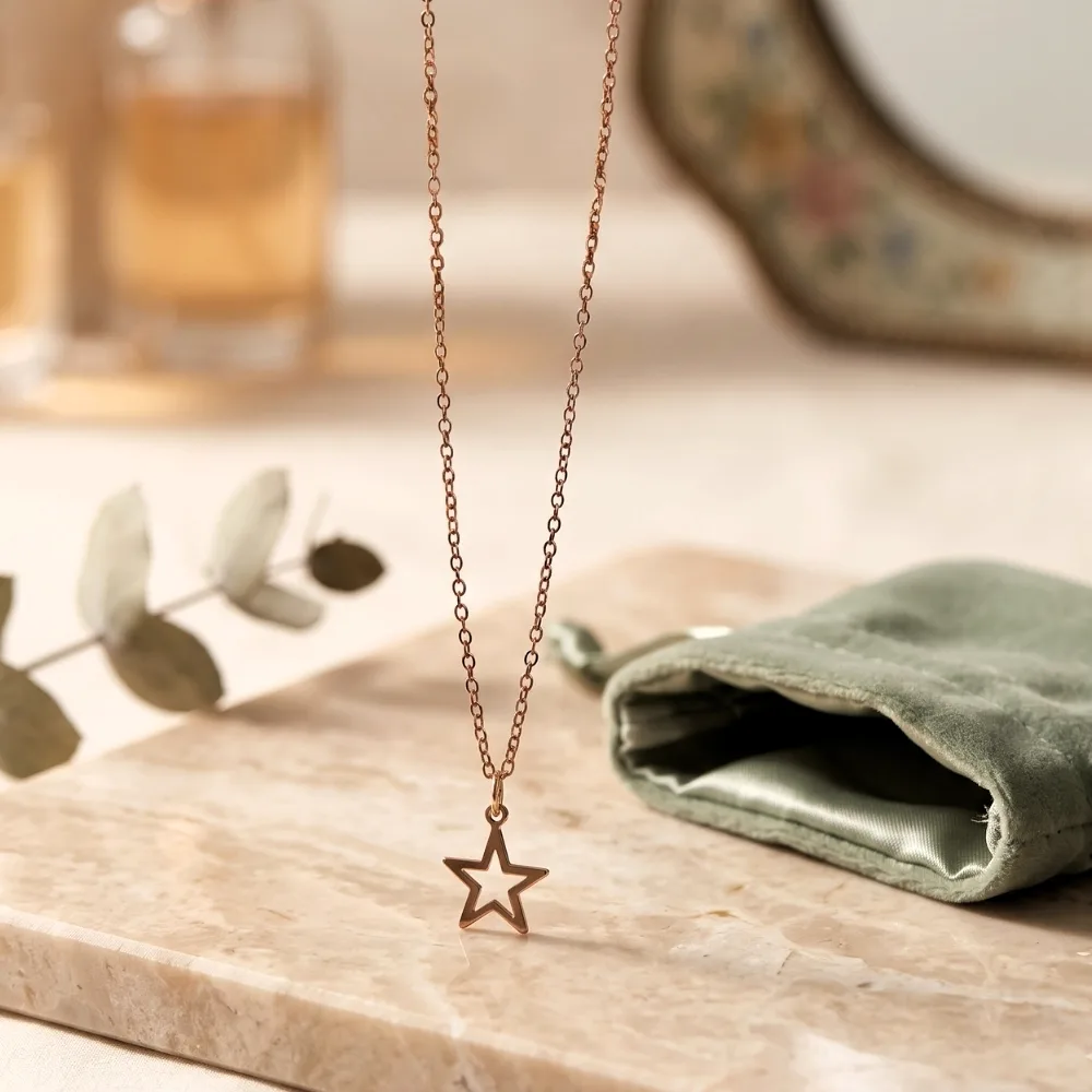 Star Gleam Gold-Tone Necklace, photo 2